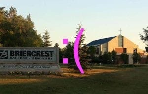 Gate of Briercrest College and Seminary, Canada