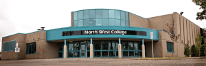 Entrance of North West Regional College, Canada