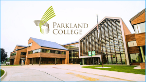 Front view of Parkland College, Canada